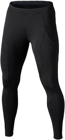 OSS - Compression Pants - Men's Tights Base Layer Leggings, Best Running/Workout, Black, UK L_Tag XL