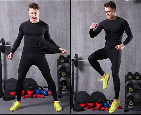 Mens training compression pants  Compression clothing, Men in tight pants,  Mens workout clothes