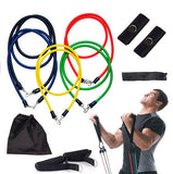 OSS - Exercise Resistance Bands and Workout Fitness Set - Home Workout Bands 11 Pieces