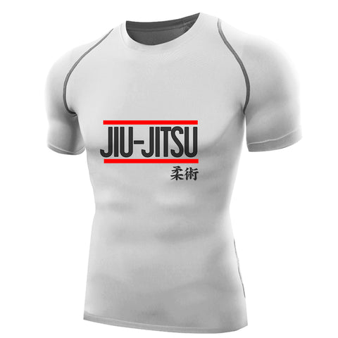 Brazilian Jiu Jitsu t-shirt Compression Rash Guard Short Sleeve - OSS Sports 
