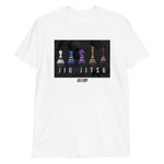 Short-Sleeve Unisex T-Shirt BJJ - JiuJitsu Chess Belt Grading